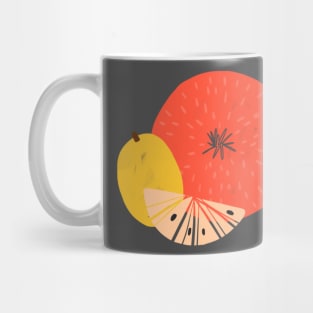 Summer Tropical Fruits Pattern Mug